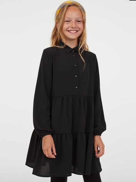 

H&M Black Shirt Dress