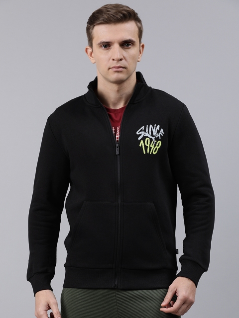 

Puma Men Black Printed Sporty Jacket
