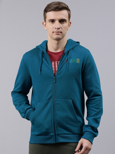 

Puma Men Blue Solid Sporty Jacket