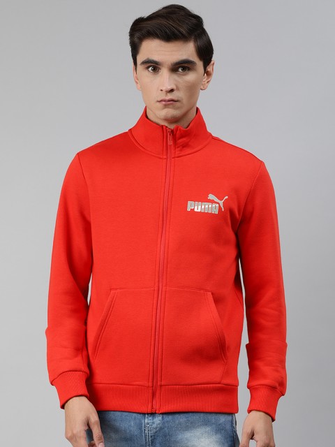 

Puma Men Red Solid Jacket 3 Sweatshirt