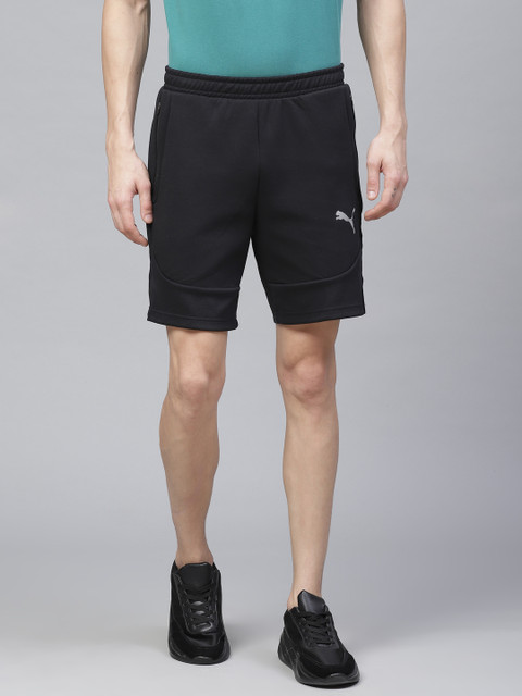 

Puma Men Black Solid Evostripe Shorts