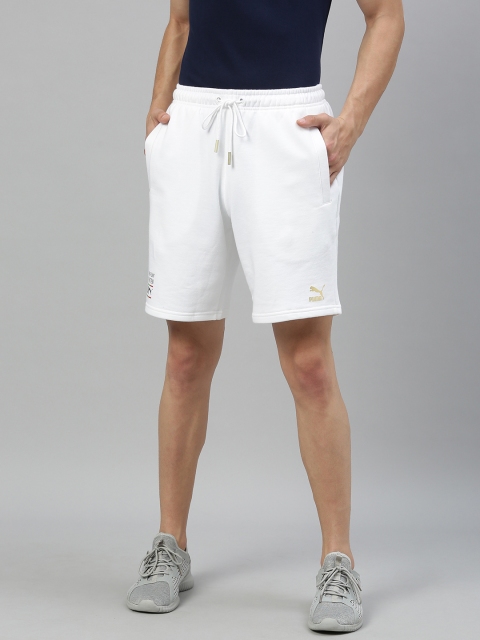 

Puma Men White Solid Regular Fit TFS Unity Sports Shorts