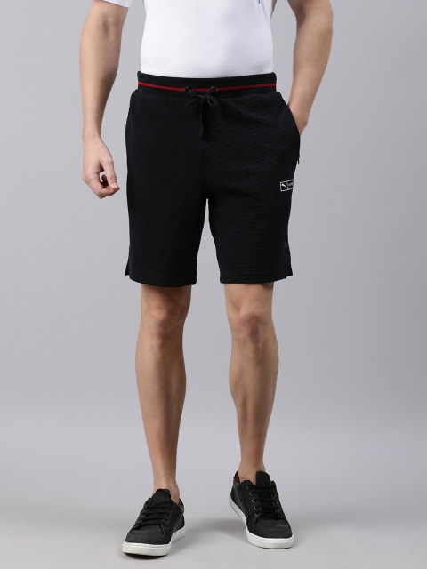 

one8 x PUMA Men Black Solid Regular Fit VK Ms Sweat Sports Shorts