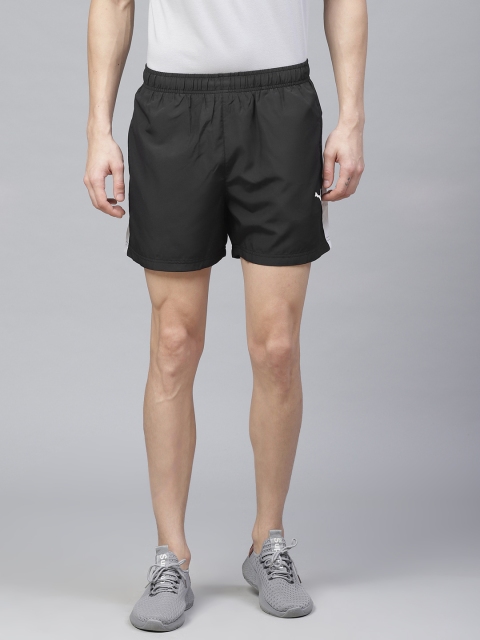 

Puma Men Black Zippered Woven Shorts
