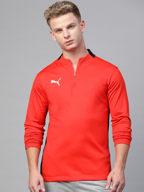 

Puma Men Red Solid ftblPLAY DryCell Sweatshirt