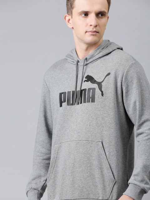 

Puma Men Grey ESS Hoody TR Big Logo Sweatshirt