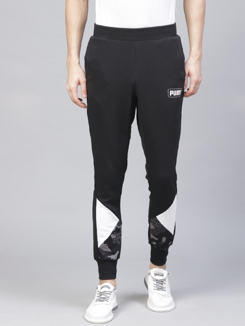 

Puma Men Black Rebel Camo All Over Print Joggers