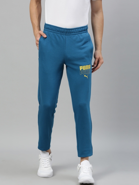 

Puma Men Blue Slim Fit Solid Knitted OP 18 Track Pants