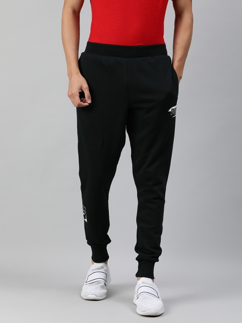 

Puma Men Black Rebel Printed Regular Fit Joggers