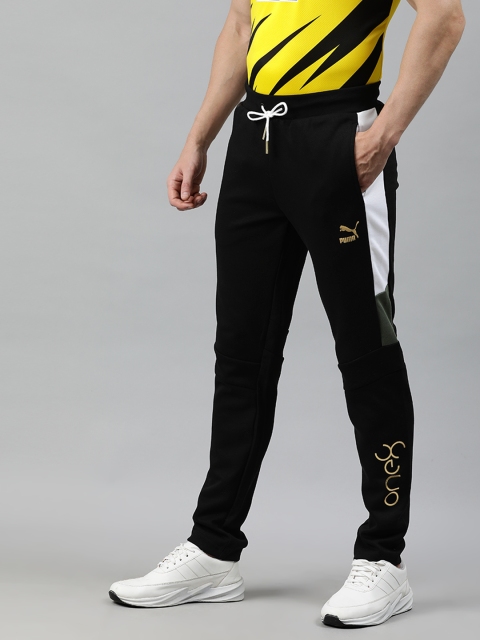 

Puma Men Black VK Ms Printed Slim Fit Track Pants