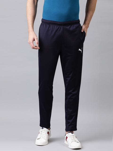 

Puma Men Black Solid Staright Fit Training Track Pants, Navy blue