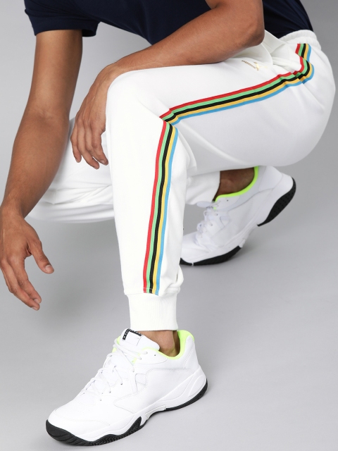 

Puma Men White Solid Straight Fit TFS Unity Joggers