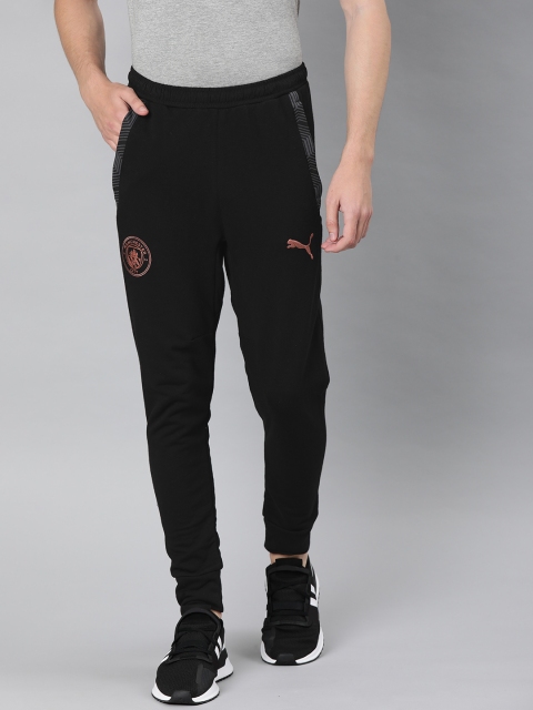 

Puma Men Black Solid Straight Fit MCFC Sweat Pant Joggers