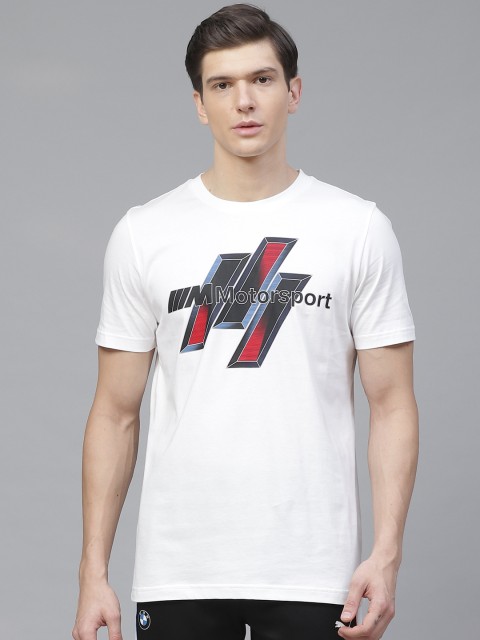 

PUMA Motorsport Men White & Black BMW M Motorsport Life Graphic T-Shirt