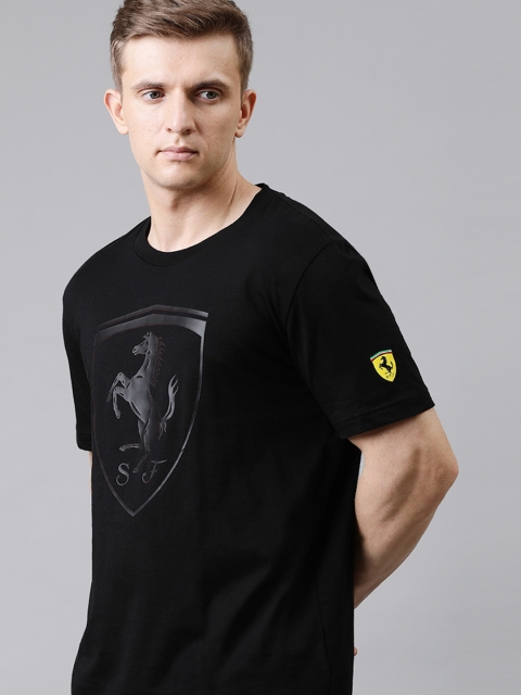 

PUMA Motorsport Men Black Printed Ferrari Race Big Shield T-shirt
