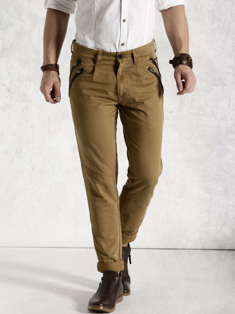 

RDSTR Brown Slim Fit Trousers