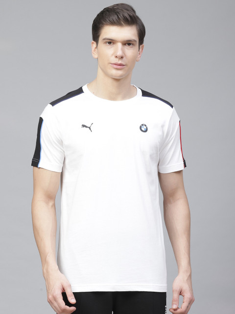 

PUMA Motorsport Men White BMW Motor Sport T7 Solid T-Shirt