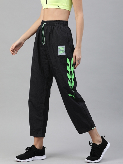

Puma Women Black Printed Evide Track Pants