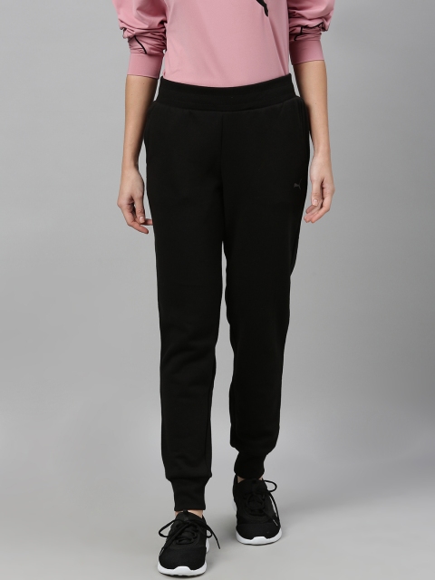 

Puma Women Black Solid Regular Fit KA Joggers