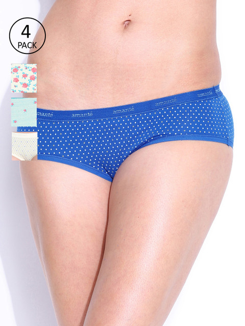 

Amante Women Pack of 4 Assorted Briefs