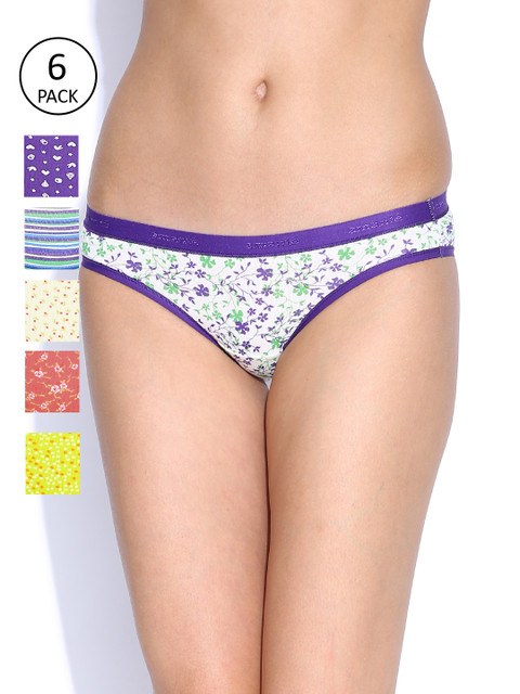

Amante Women Pack of 6 Assorted Briefs