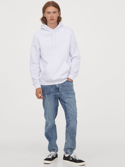 

H&M Men Blue Denim Joggers