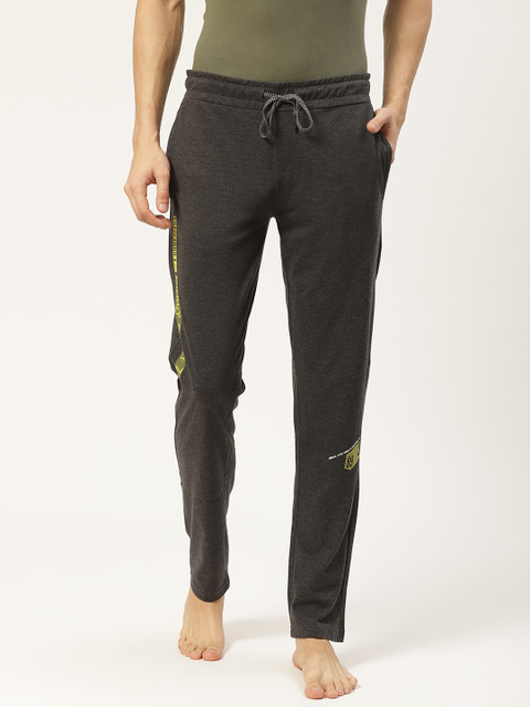 

Sweet Dreams Men Charcoal Grey Solid Lounge Pants
