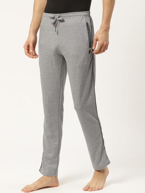 

Sweet Dreams Men Grey Melange Solid Regular Fit Lounge Pants