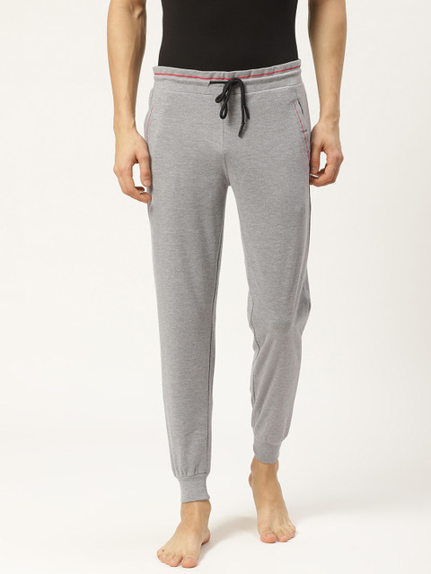 

Sweet Dreams Men Grey Melange Solid Smart Fit Lounge Joggers