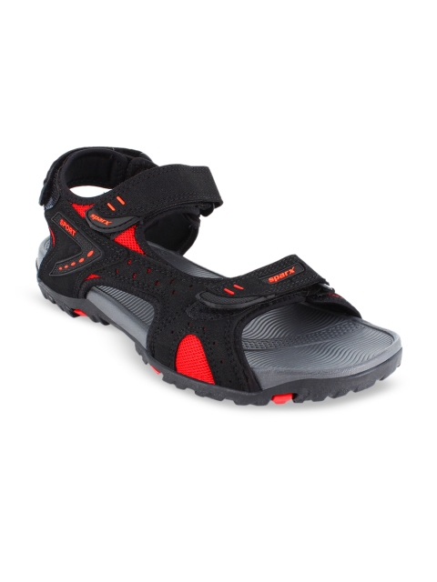 

Sparx Men Black & Red Comfort Sandals