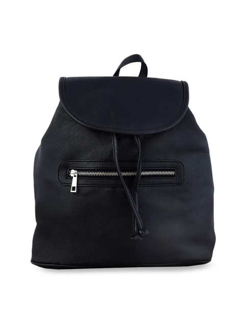 

Lychee bags Women Black Solid Backpack
