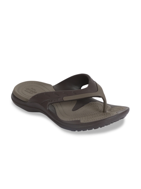 

Crocs Unisex Brown Solid Thong Flip-Flops