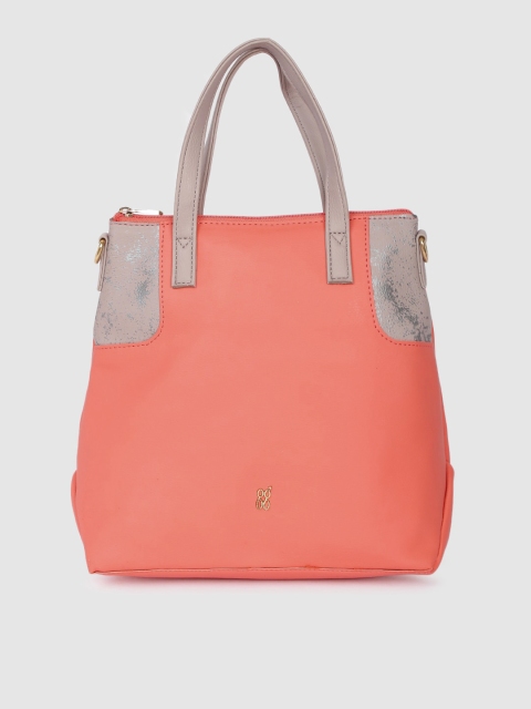

Baggit Coral Solid Tote Bag