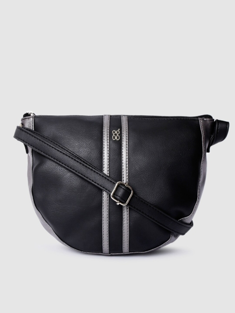 

Baggit Black Solid Sling Bag