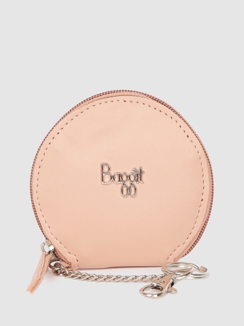 

Baggit Women Peach Solid Mobile Pouch