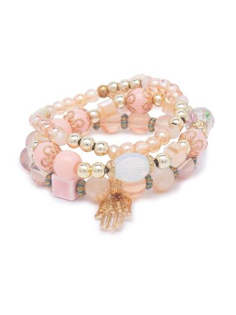 

Globus Gold-Plated Elasticated Alloy Bracelet