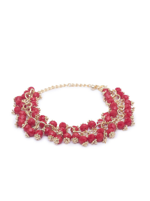 

Globus Red & Gold Charm Bracelet