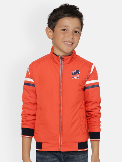

Monte Carlo Boys Orange Solid Bomber Jacket
