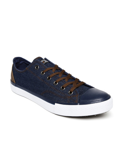 

Kook N Keech Men Navy Denim Casual Shoes, Navy blue