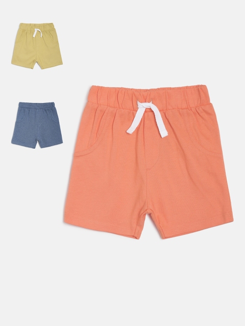 

MINI KLUB Boys Multicoloured Solid Regular Fit Regular Shorts, Multi