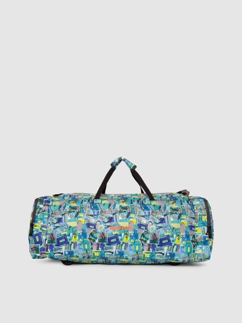 

Wildcraft Unisex Green & Blue Printed Power Duffel Bag