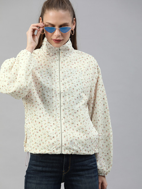 

Levis Women White Printed Sporty Jacket