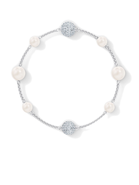 

SWAROVSKI White Rhodium Plated Remix Collection Pearl Strand