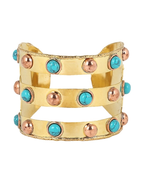 

ZeroKaata Gold-Plated Handcrafted Cuff Bracelet