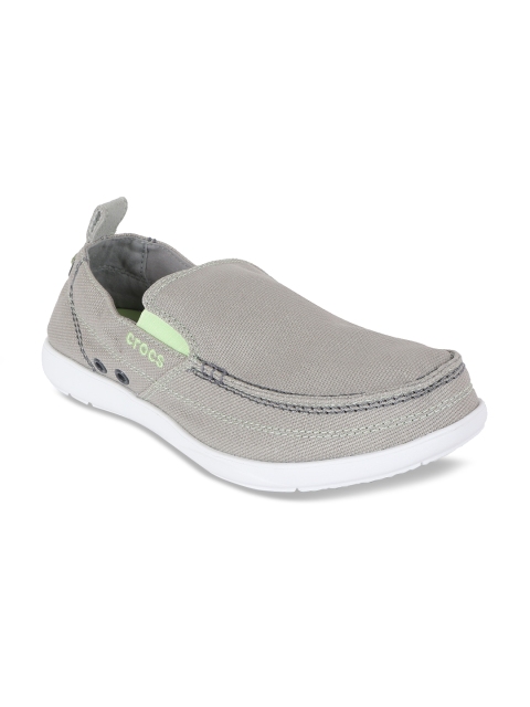 

Crocs Men Grey Slip-On Sneakers
