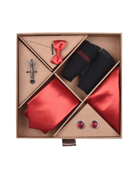 

Blacksmith Men Red & Black Accessory Gift Set