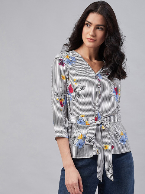 

Carlton London Women Multicoloured Printed Top, Multi