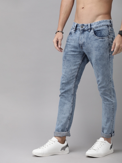 

Roadster Men Blue Skinny Fit Mid-Rise Clean Look Stretchable Jeans