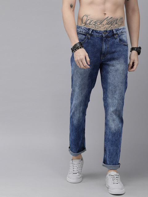 

Roadster Men Blue Skinny Fit Mid-Rise Clean Look Jeans