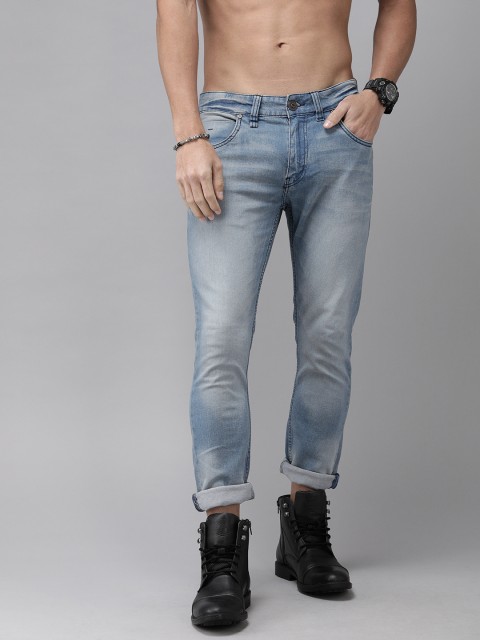 

Roadster Men Blue Skinny Fit Mid-Rise Clean Look Stretchable Jeans